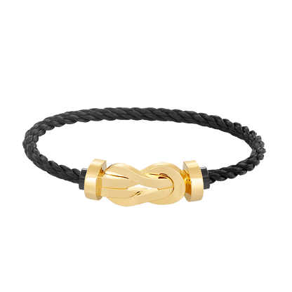 [Rose Tomorrow]CHANCE LARGE 8 FIGURE BUCKLE NO DIAMOND BRACELET GOLD