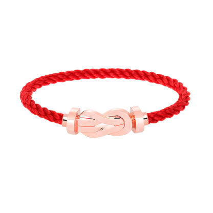 [Rose Tomorrow]CHANCE LARGE 8 FIGURE BUCKLE NO DIAMOND BRACELET ROSE GOLD