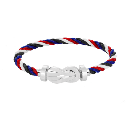 [Rose Tomorrow]CHANCE LARGE 8 FIGURE BUCKLE NO DIAMOND BRACELET SILVER