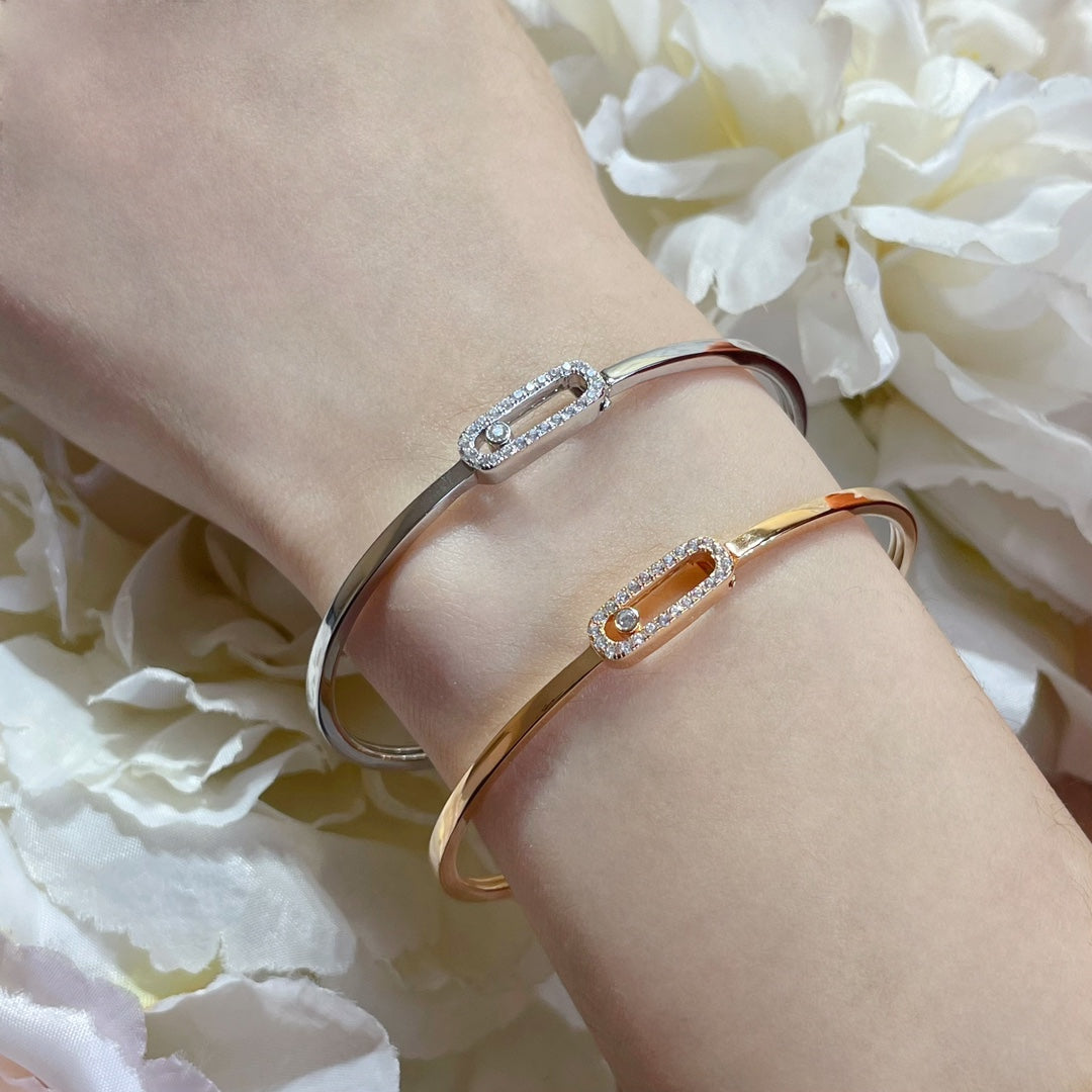 [✨Rose💎]Move Uno pave flex bangle medium