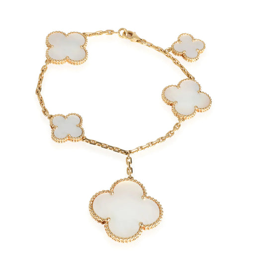 [Rose Jewelrys]MAGIC CLOVER MOP GOLD BRACELET 5 MOTIFS