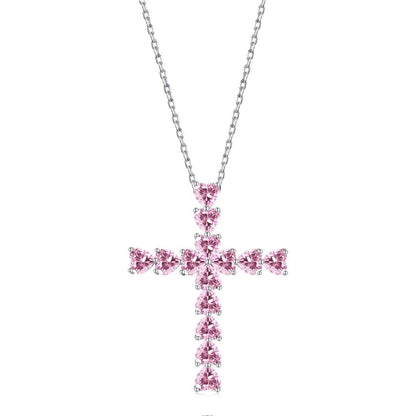 [Rose Tomorrow]Radiant Cross Shape Necklace