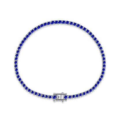 [Rose Tomorrow]Dazzling Colorful Round Cut Daily Bracelet