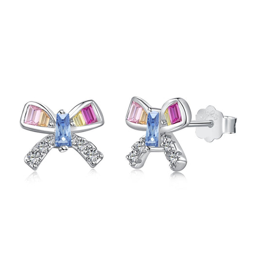 [Rose Tomorrow]Ornate Butterfly Shape Daily Earrings