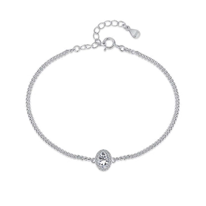 [Rose Tomorrow]Exquisite Oval Shape Bracelet