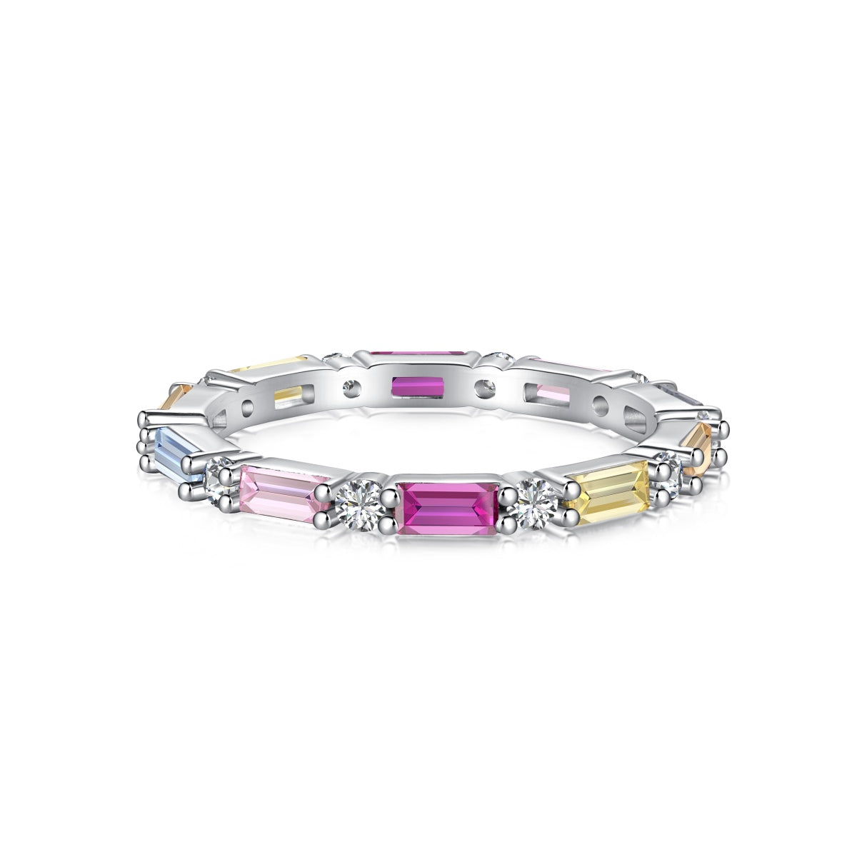 [Rose Tomorrow]Lively In Shades Elegant Radiant Cut Daily Ring