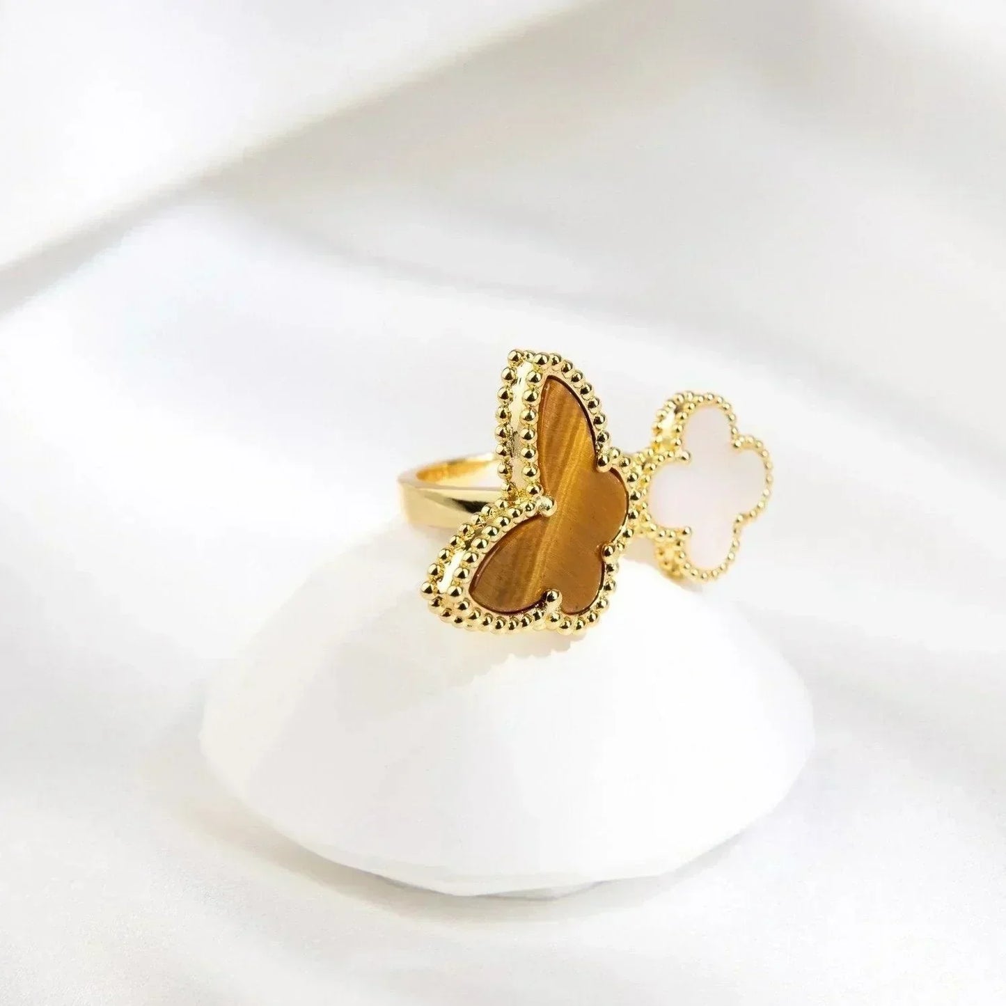 [💎ROSE💎]LUCKY BETWEEN THE FINGER RING