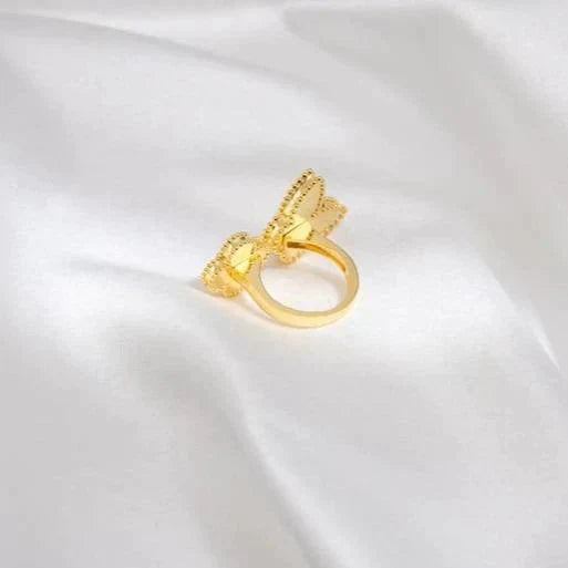 [💎ROSE💎]LUCKY BETWEEN THE FINGER RING