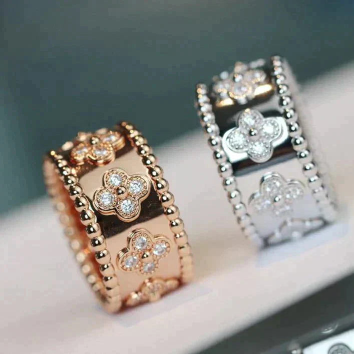 [💎ROSE💎]CLOVER KALEIDOSCOPE RING 10MM