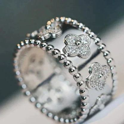 [💎ROSE💎]CLOVER KALEIDOSCOPE RING 10MM