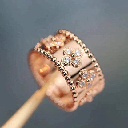 [💎ROSE💎]CLOVER KALEIDOSCOPE RING 10MM