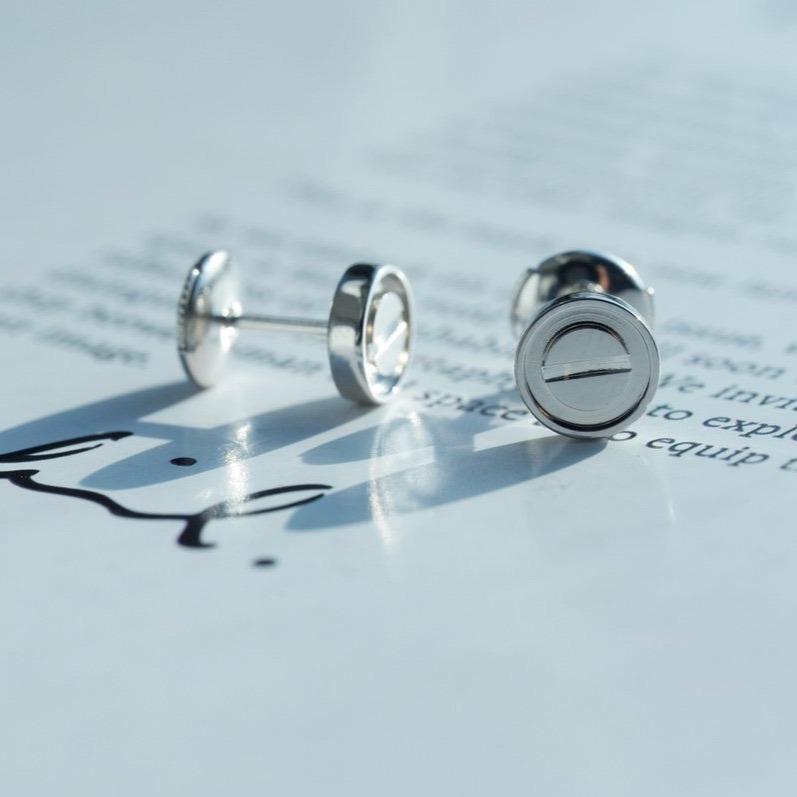 [Rose Tomorrow]LOVE EARRINGS SILVER 10MM