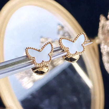 [💎ROSE💎]SWEET BUTTERFLY MOP EARSTUDS