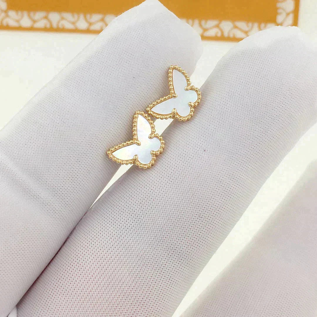 [💎ROSE💎]SWEET BUTTERFLY MOP EARSTUDS