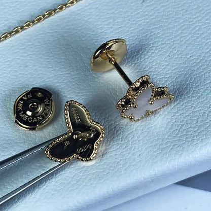 [💎ROSE💎]SWEET BUTTERFLY MOP EARSTUDS