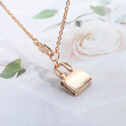 [Rose Tomorrow]AMULETTE PEDANT ROSE GOLD NECKLACE