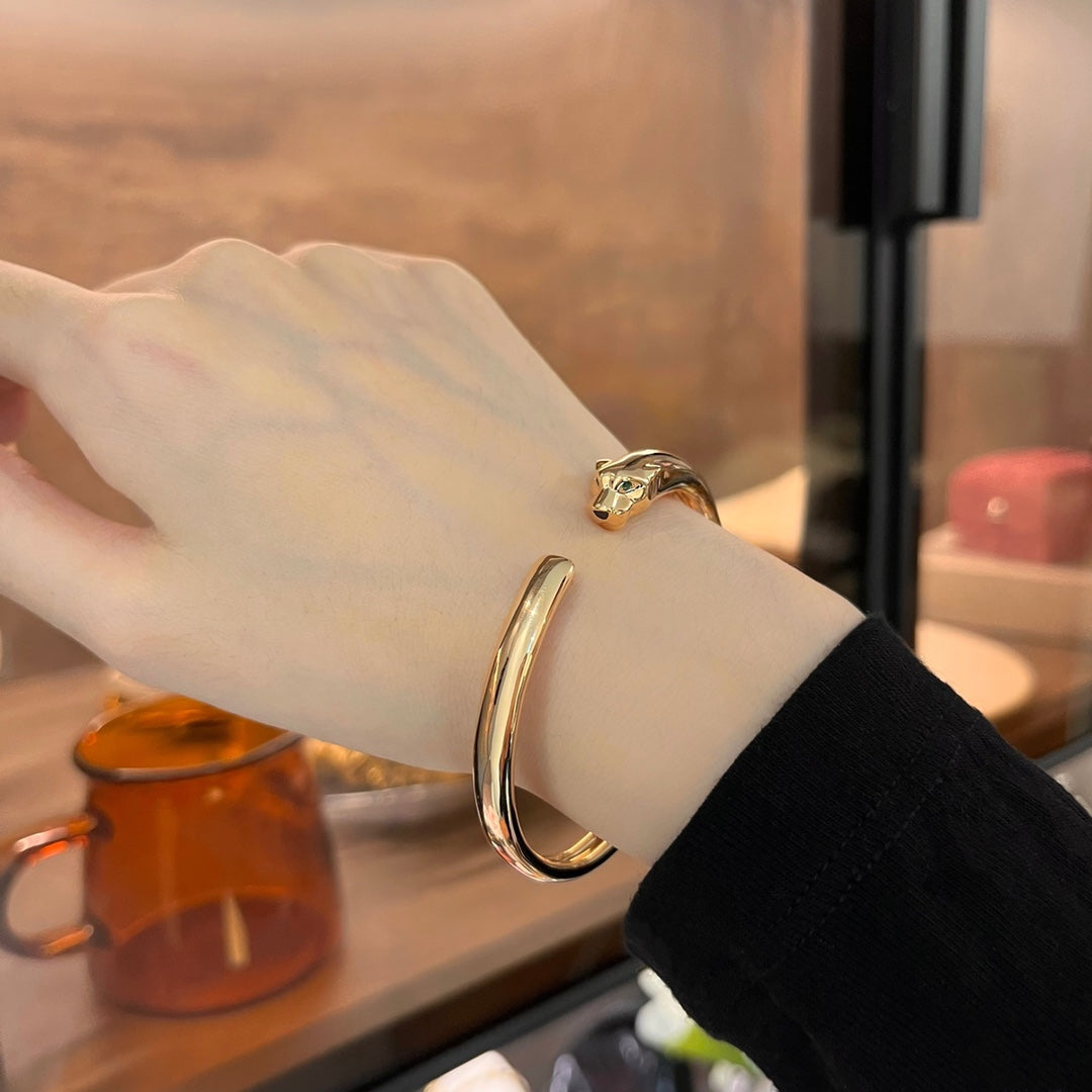 [Rose Tomorrow]PANTHERE GOLD OPEN BRACELET