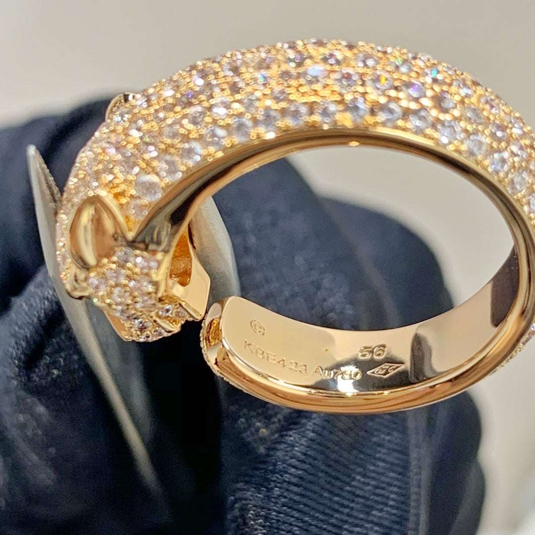 [Rose Tomorrow]PANTHERE PINK GOLD DIAMOND RING