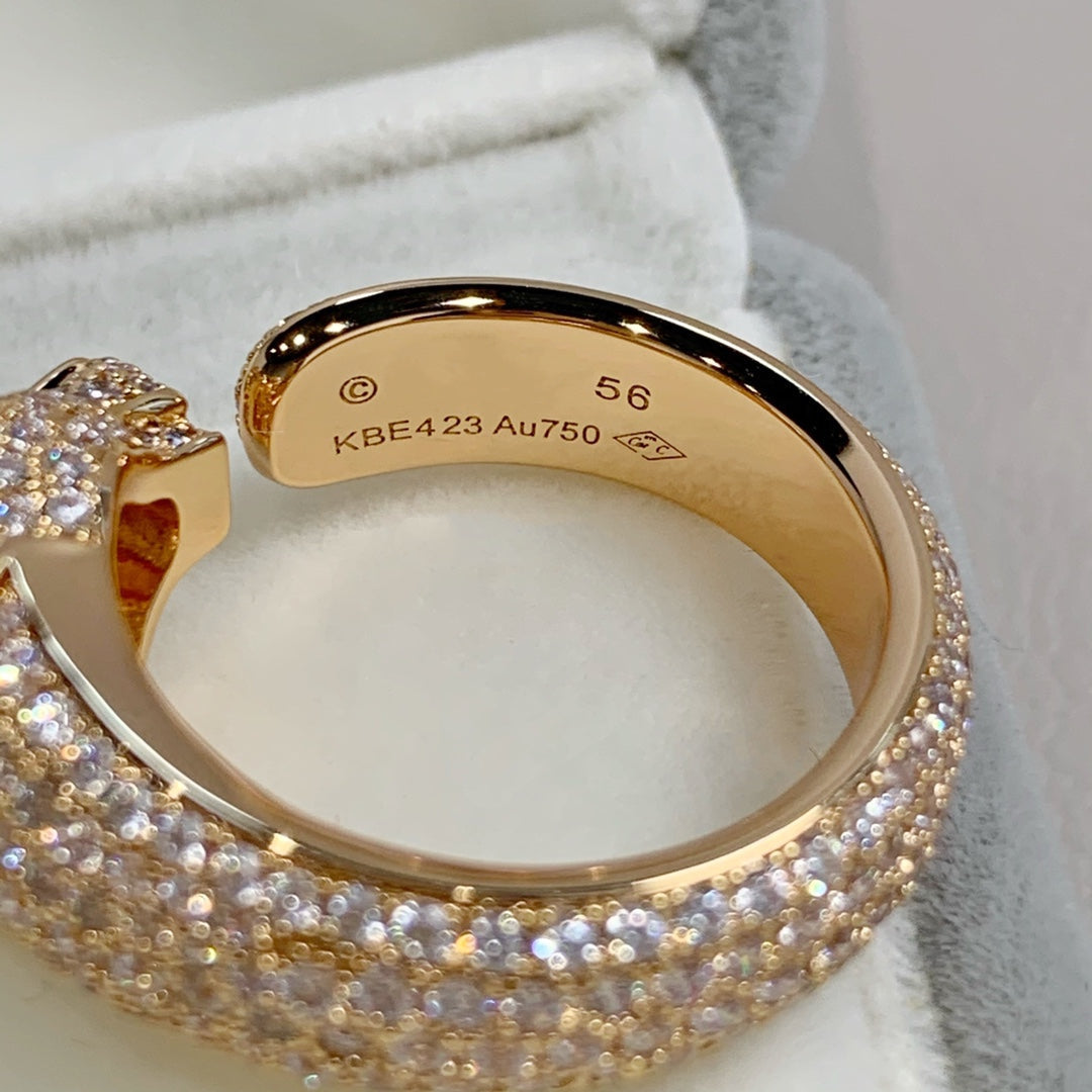 [Rose Tomorrow]PANTHERE PINK GOLD DIAMOND RING