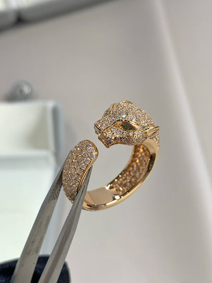 [Rose Tomorrow]PANTHERE PINK GOLD DIAMOND RING