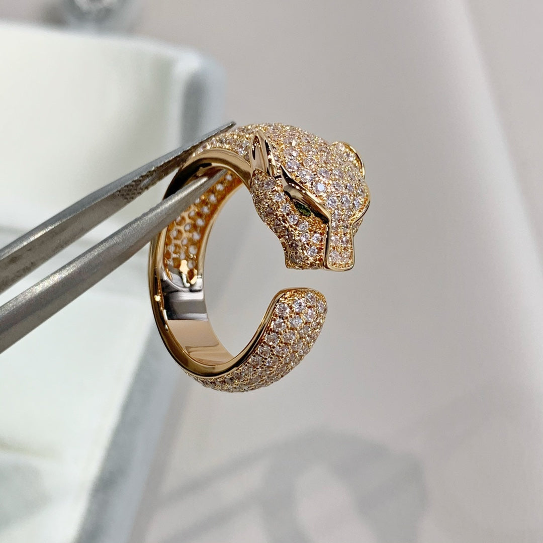 [Rose Tomorrow]PANTHERE PINK GOLD DIAMOND RING
