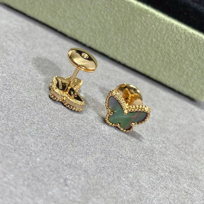 [💎ROSE💎]BUTTERFLY DARK MOP  EARRINGS