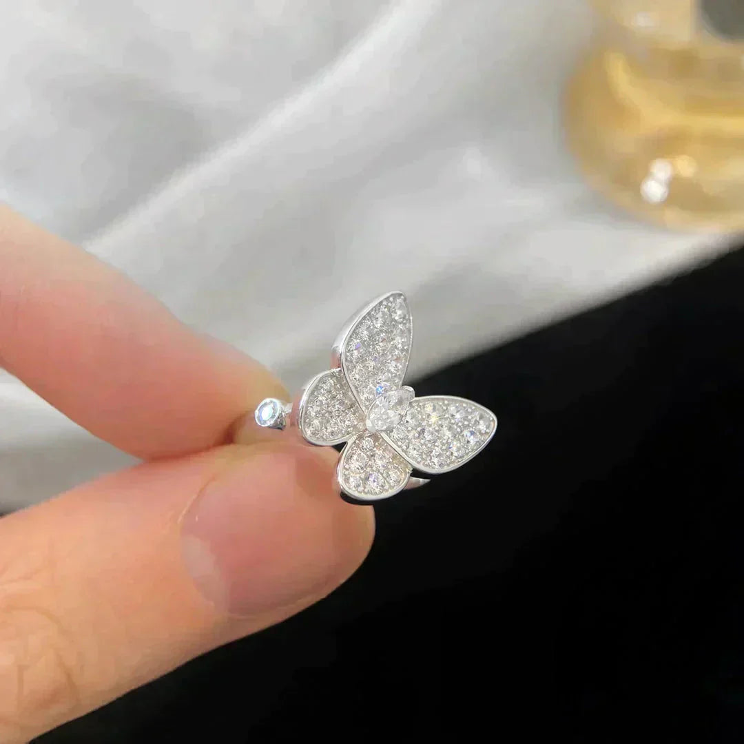 [💎ROSE💎]BUTTERFLY DIAMOND RING