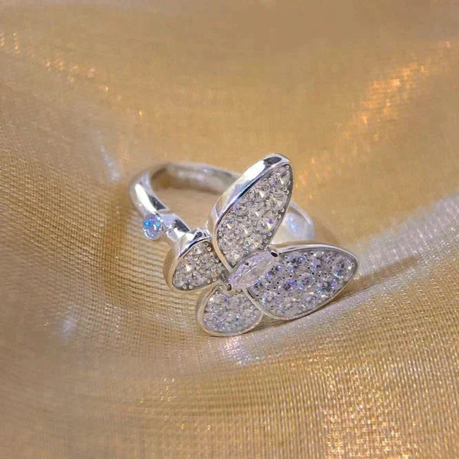 [💎ROSE💎]BUTTERFLY DIAMOND RING