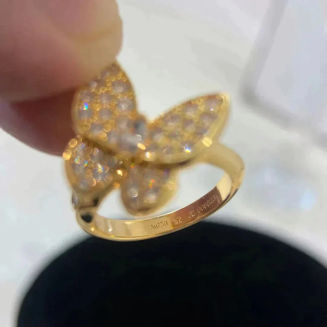 [💎ROSE💎]BUTTERFLY DIAMOND RING