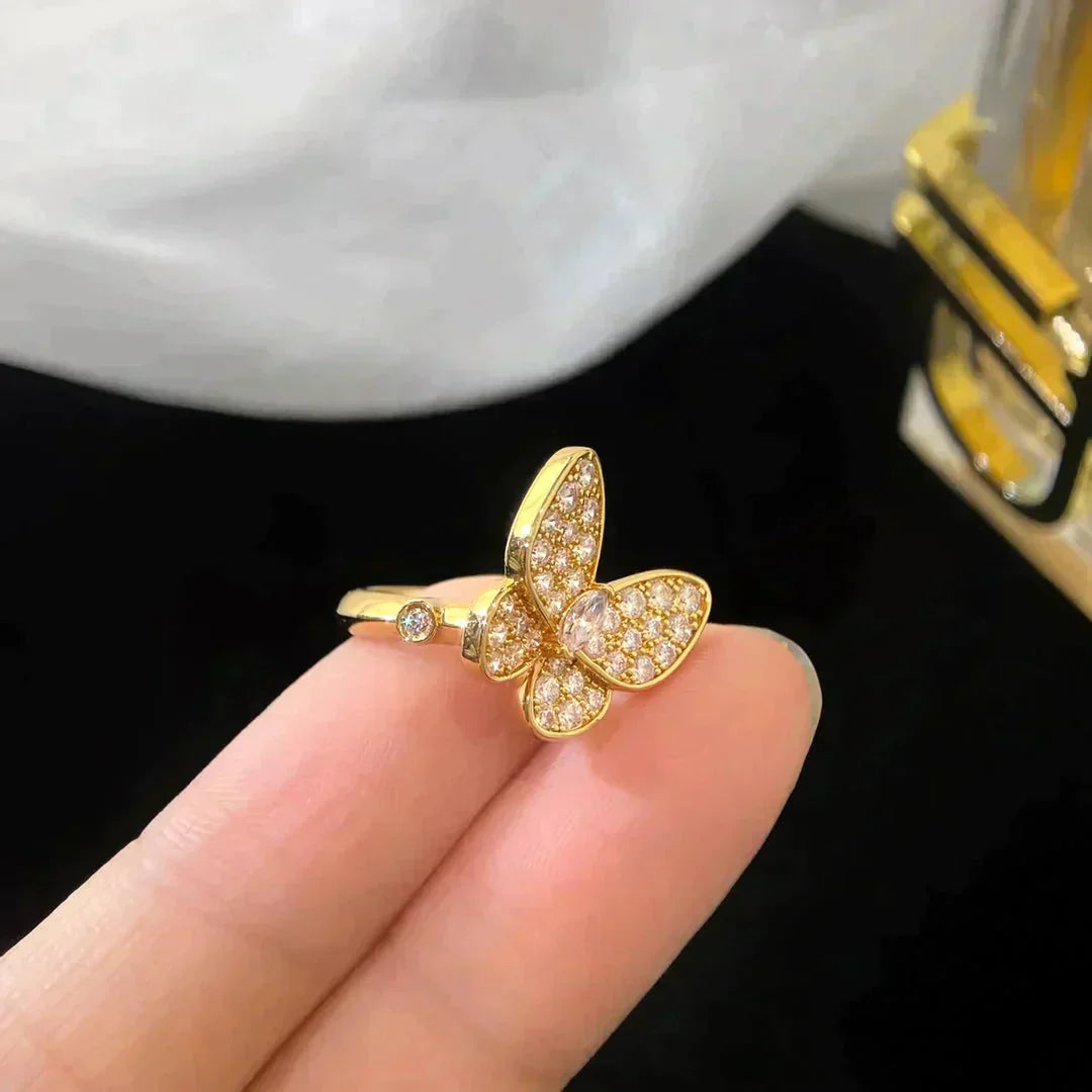 [💎ROSE💎]BUTTERFLY DIAMOND RING