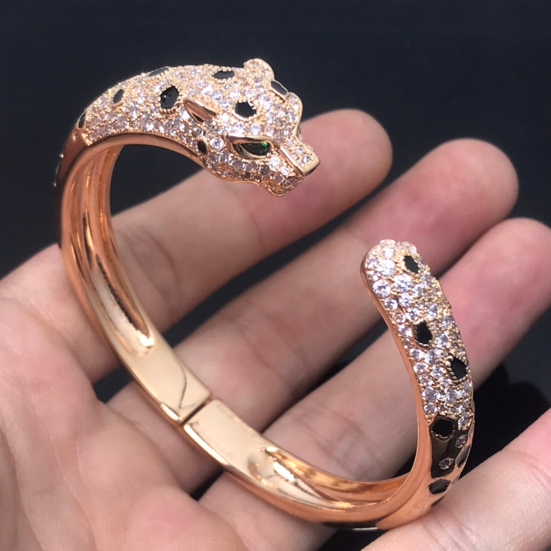 [Rose Tomorrow]PANTHERE BIG BRACELET DIAMONDS