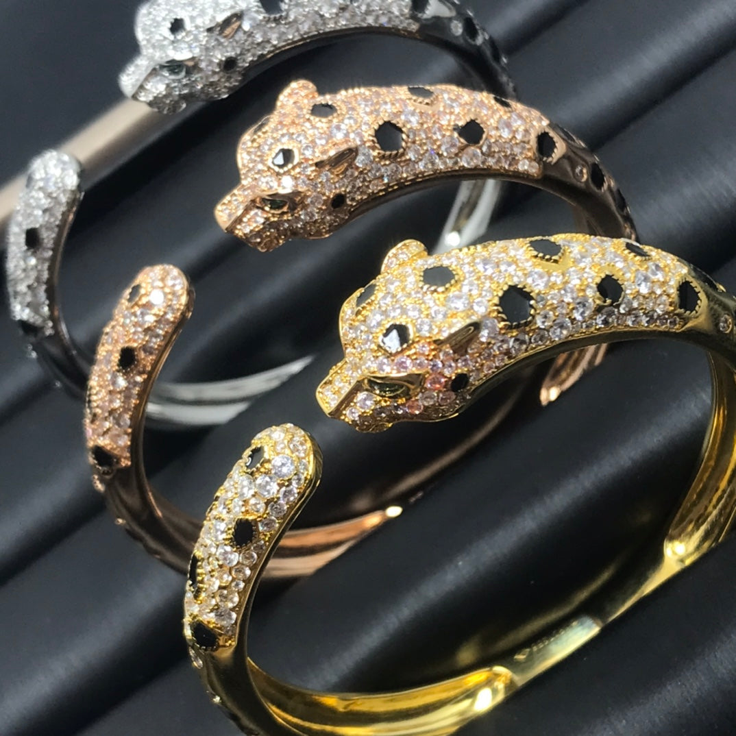 [Rose Tomorrow]PANTHERE BIG BRACELET DIAMONDS