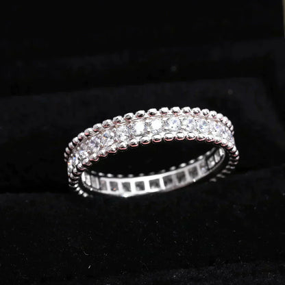 [💎ROSE💎]PERLEE DIAMOND SILVER RING