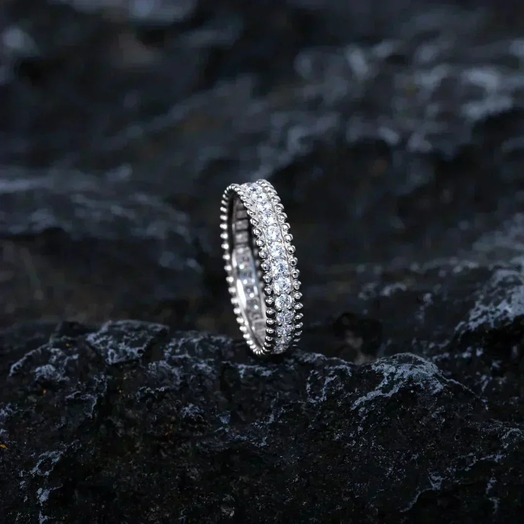 [💎ROSE💎]PERLEE DIAMOND SILVER RING