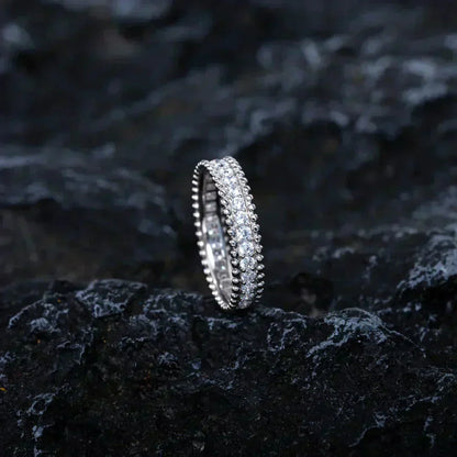 [💎ROSE💎]PERLEE DIAMOND SILVER RING