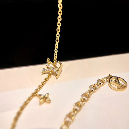 [Rose Tomorrow]LOGO STAR MOTIF GOLD BRACELET