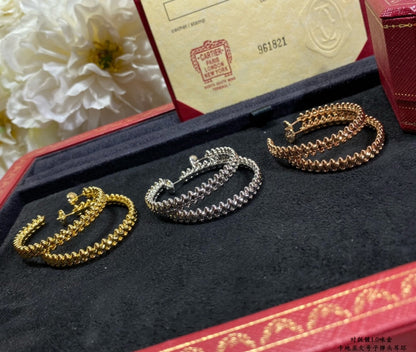 [Rose Jewelry]CLASH LARGE HOOP EARRINGS