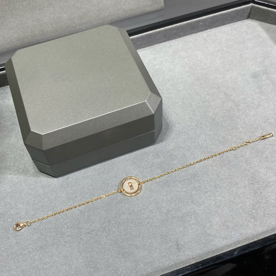 [✨Rose💎]LUCKY MOVE DIAMOND PAVED BRACELET