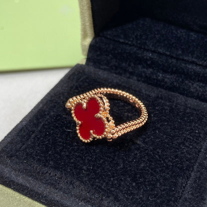 [💎ROSE💎]CLOVER RIVERSIBLE ROSE GOLD RING