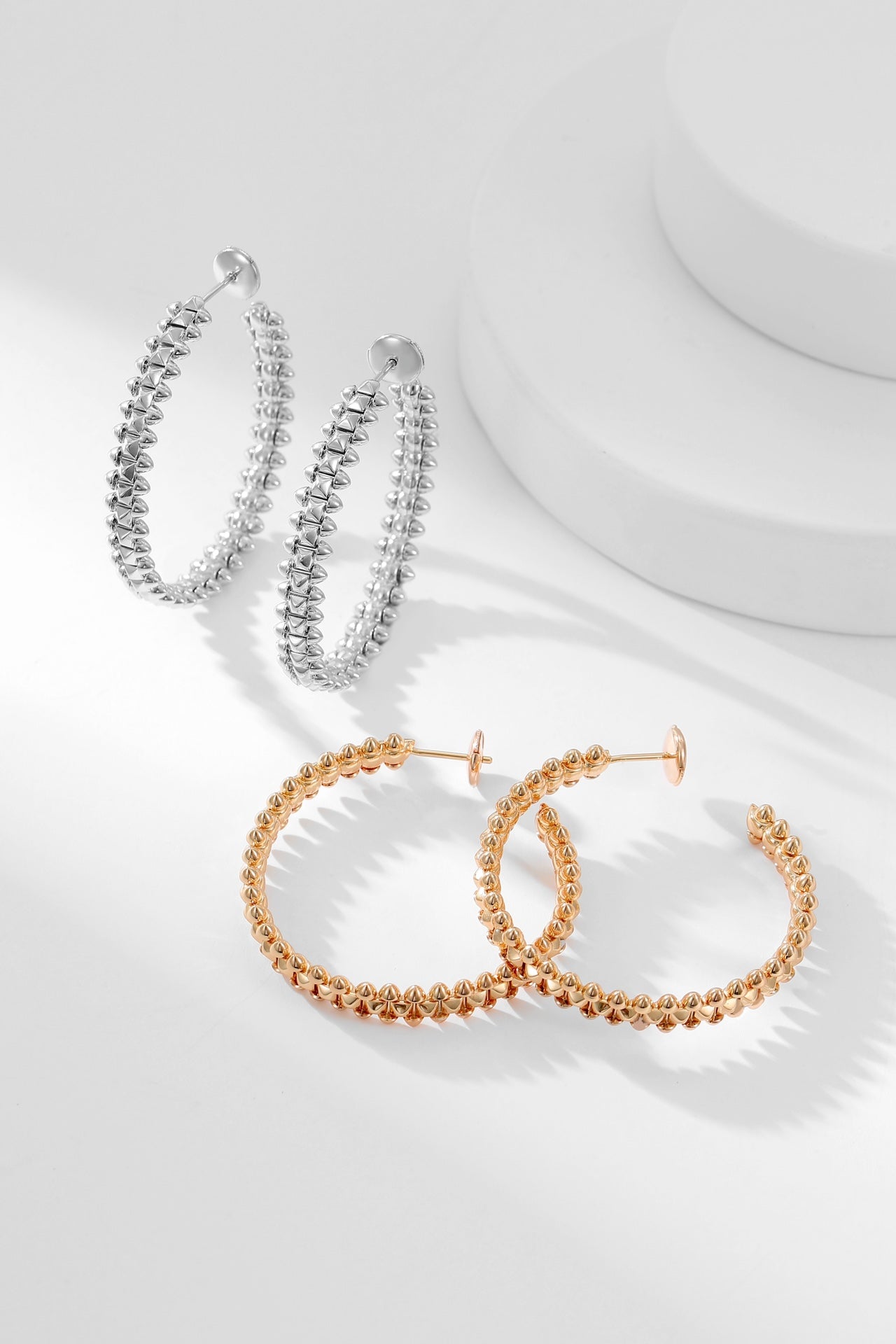 [Rose Jewelry]CLASH HOOP EARRINGS