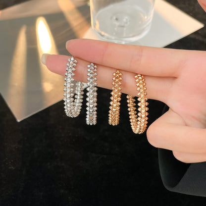 [Rose Jewelry]CLASH HOOP EARRINGS
