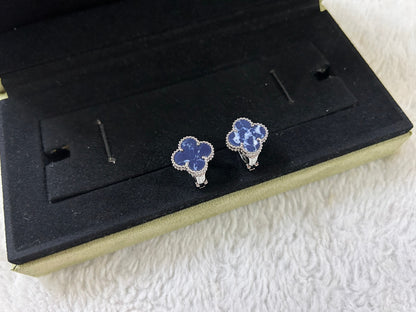 [💎ROSE💎]CLOVER PIETERSITE MEDIUM STUD EARRINGS