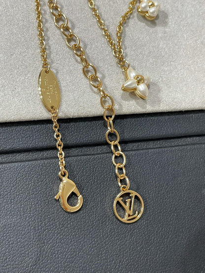 [Rose Tomorrow]FLOWERGRAM GOLD MOP DOUBLE ROW NECKLACE