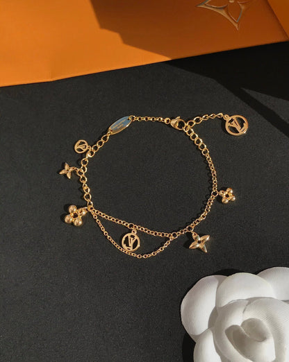 [Rose Tomorrow]BLOOMING PINK GOLD MOP BRACELET