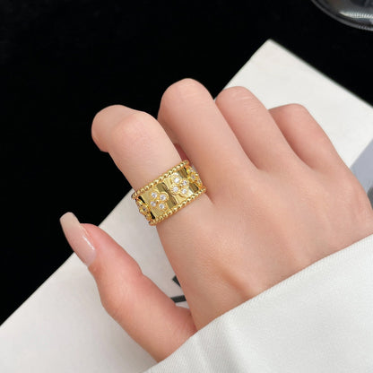 [💎ROSE💎]PERLEE DIAMOND LARGE RING
