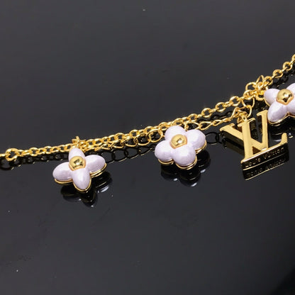 [Rose Tomorrow]LOGO 6 MOTIF STAR AND SUN GOLD BRACELET