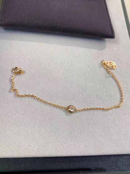 [Rose Tomorrow]DAMOUR DIAMOND LINK BRACELET