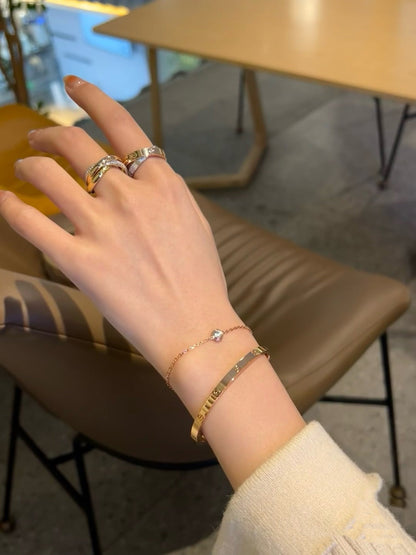 [Rose Tomorrow]DAMOUR DIAMOND LINK BRACELET