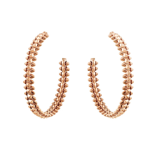 [Rose Tomorrow]CLASH LARGE HOOP EARRINGS