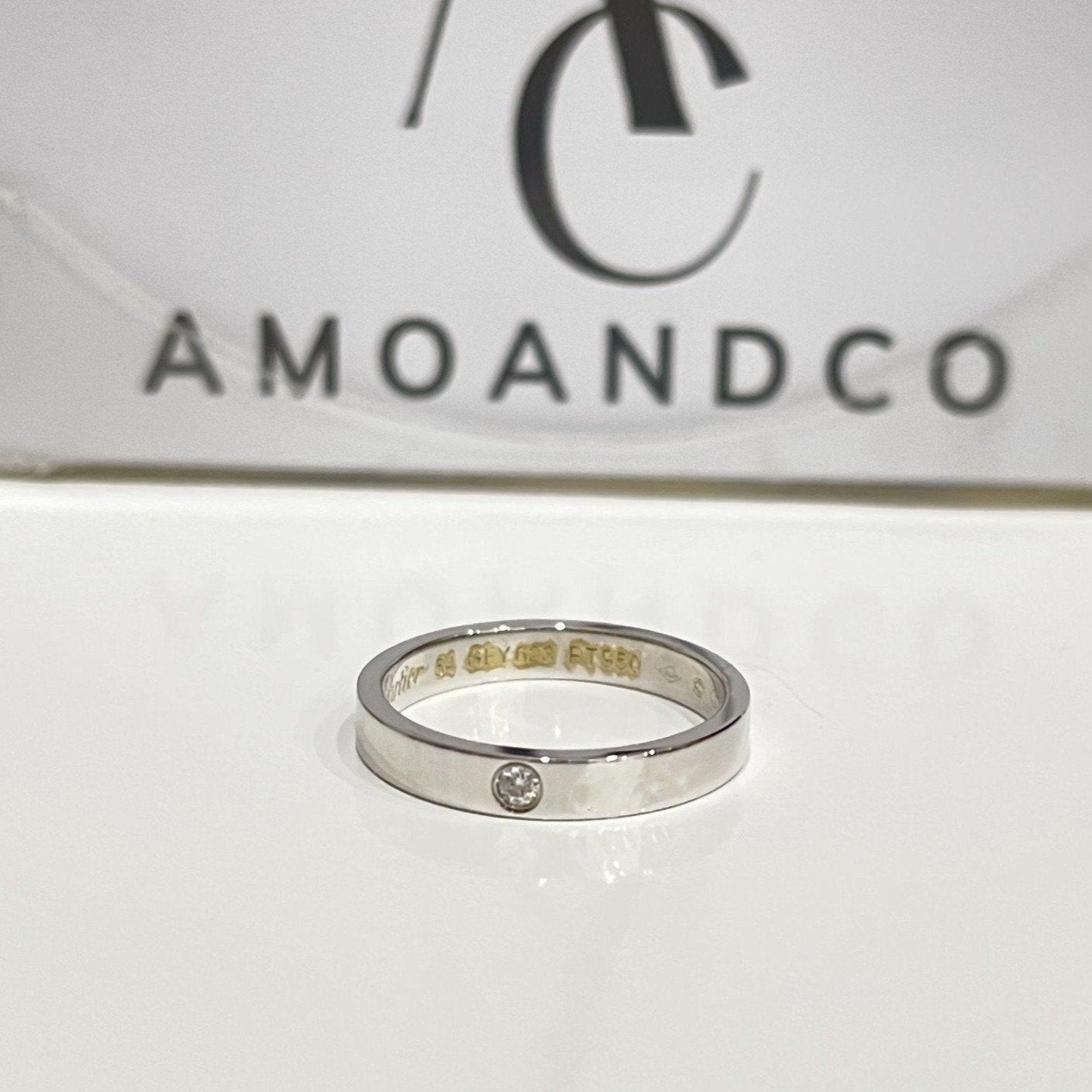 [Rose Tomorrow]LOVE RING 4MM 1 DIAMOND